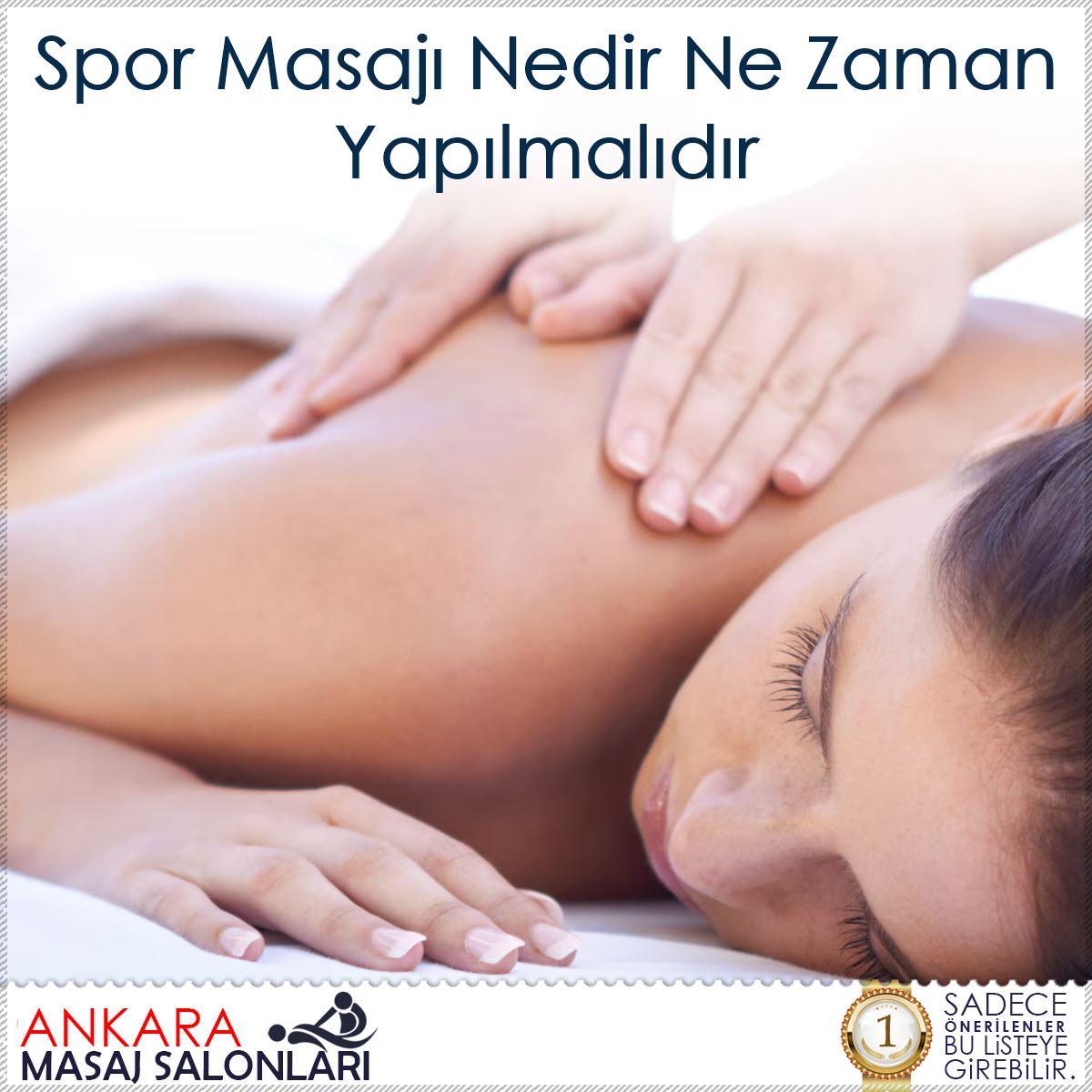 Spor Masajı Nedir Ne Zaman Yapılmalıdır : Kapak Görseli